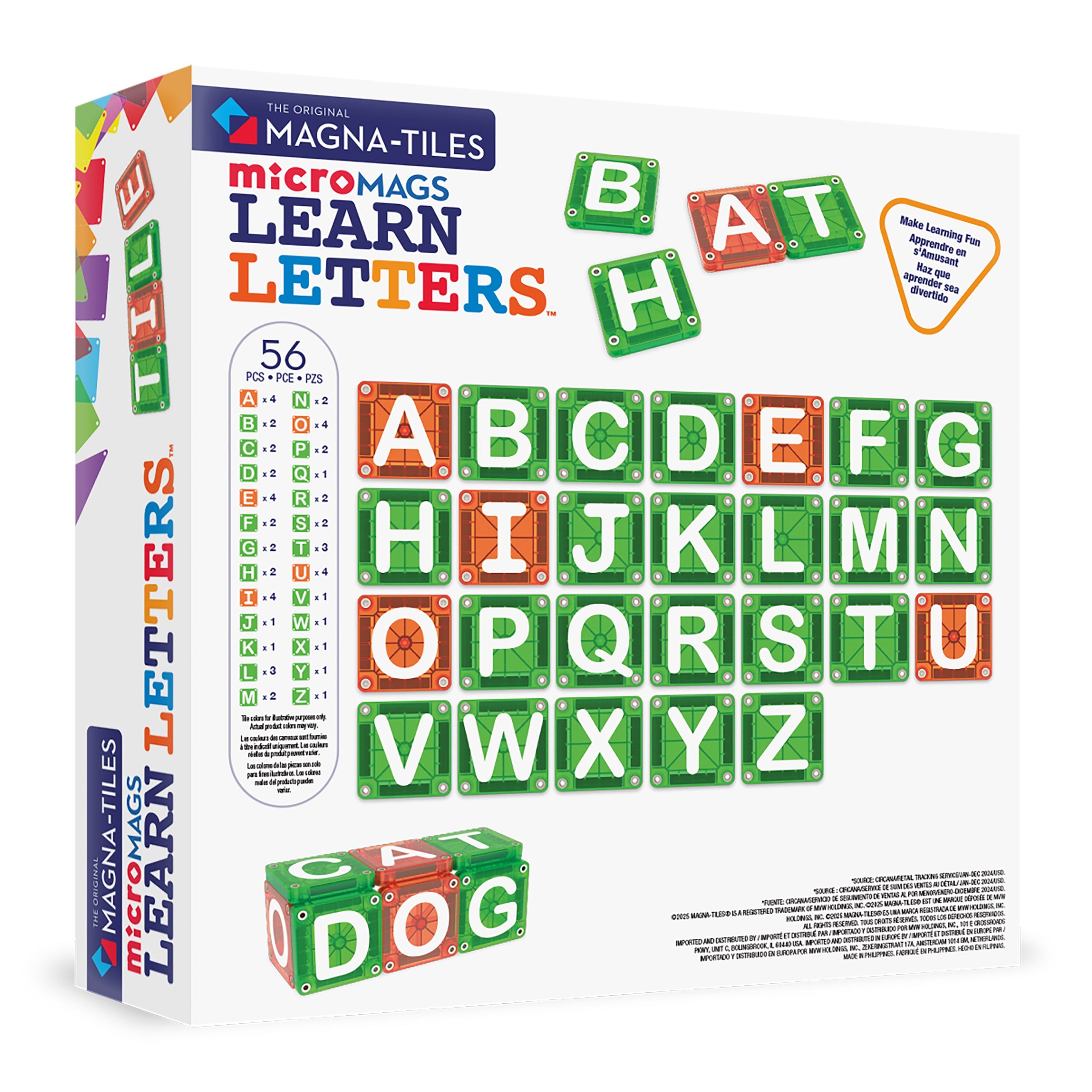 microMAGS Learn Letters 56 Piece Set - Image 8