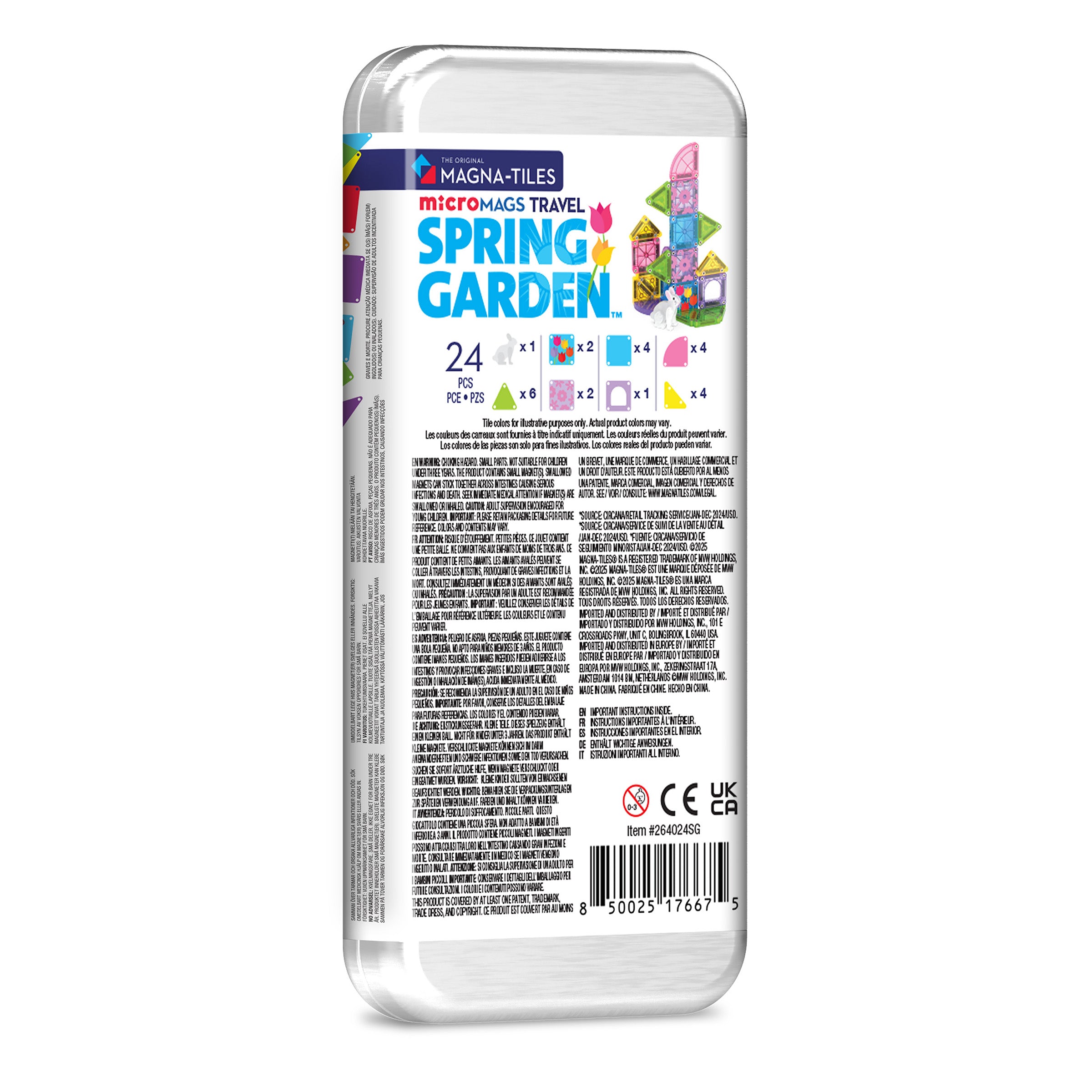 microMAGS Spring Garden 24 Piece Travel Set - Image 7